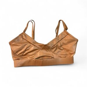 Satin Tan Bralette
